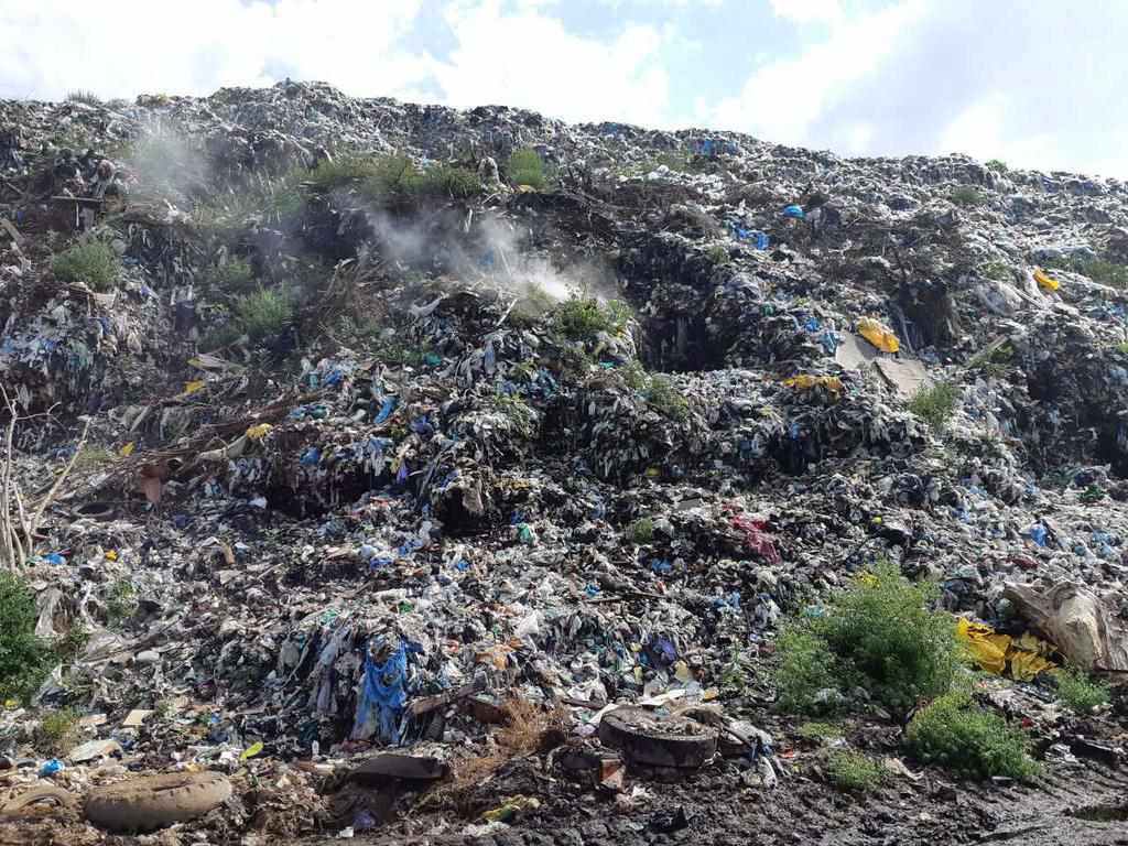 Знову горить Полтавське міське сміттєзвалище