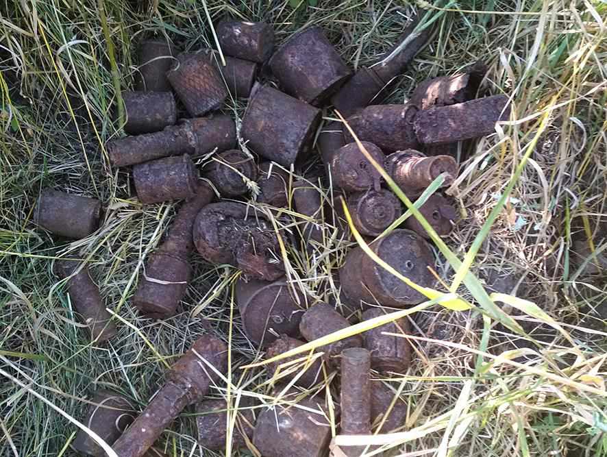 На Полтавщині піротехніки знешкодили 43 застарілі боєприпаси