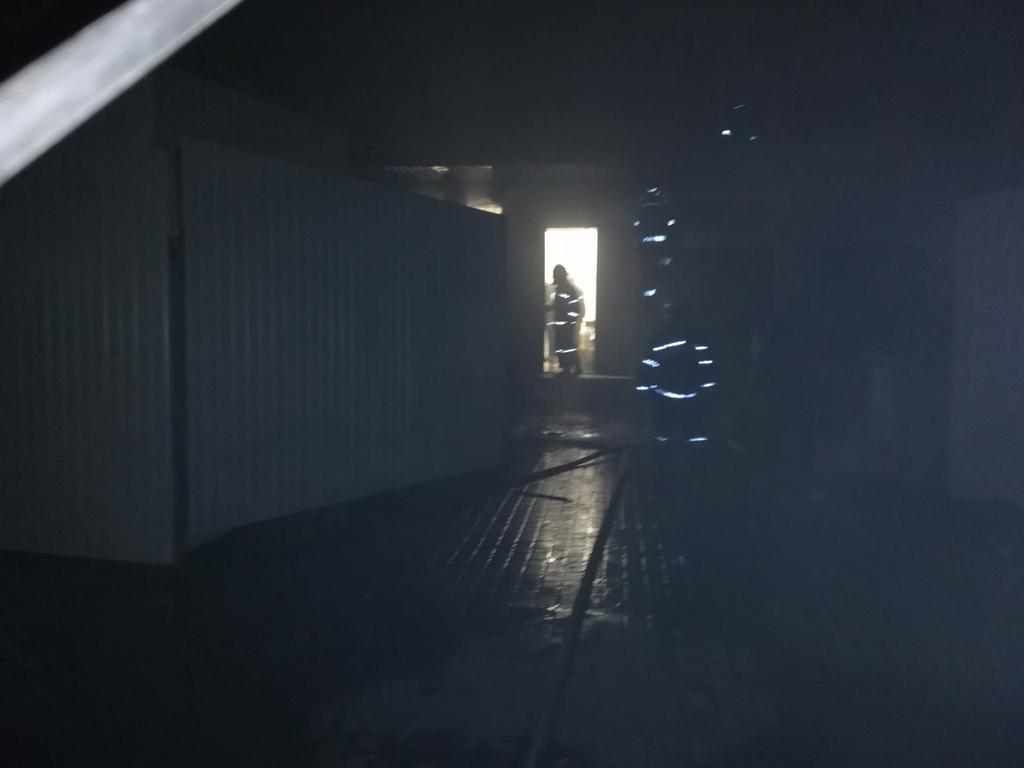 У Полтаві сталась пожежа в супермаркеті на Леваді. ВІДЕО