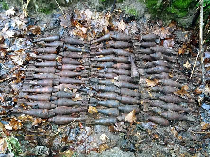 На Полтавщині піротехніки знищили понад півсотні застарілих боєприпасів