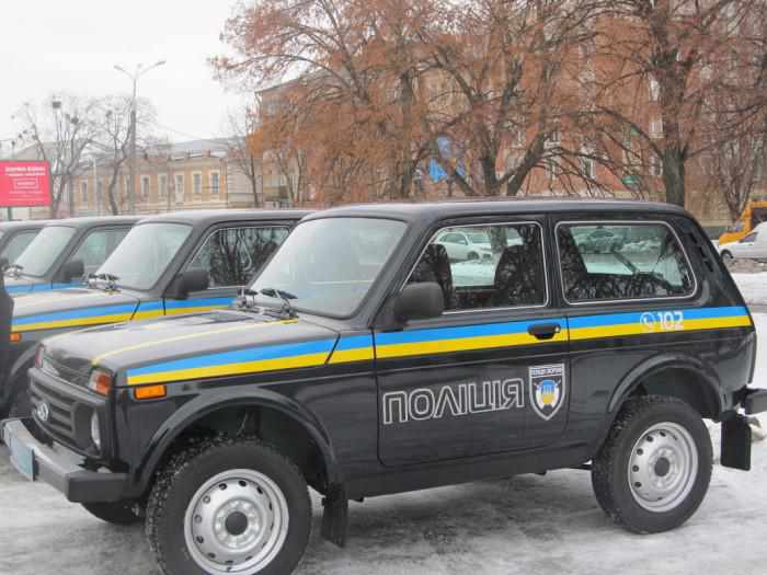 Новенькі «Ниви» закупили для полтавської поліції