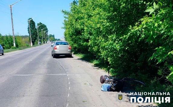 У ДТП на Полтавщині постраждала велосипедистка