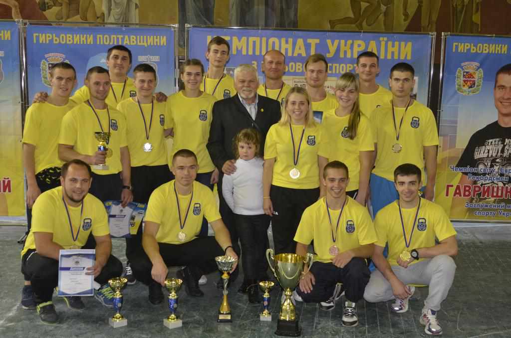 Полтавщина здобула командну першість на чемпіонаті України з гирьового спорту