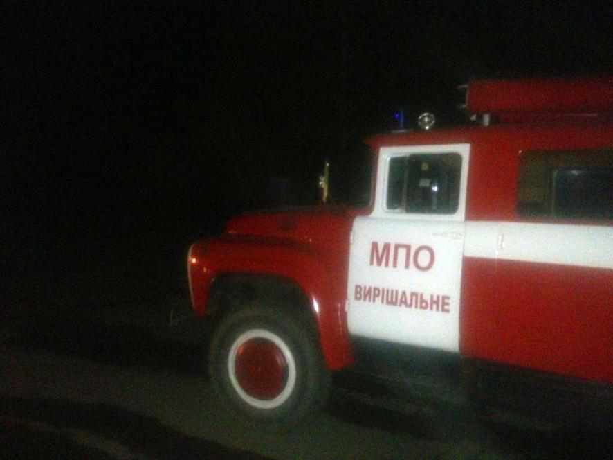 Пожежа в двоповерхівці на Полтавщині: чотирьох людей евакуювали 