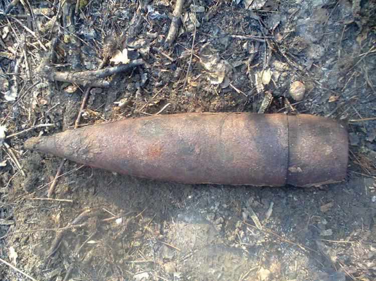 У Полтавській області знайшли предмети, схожі на снаряди