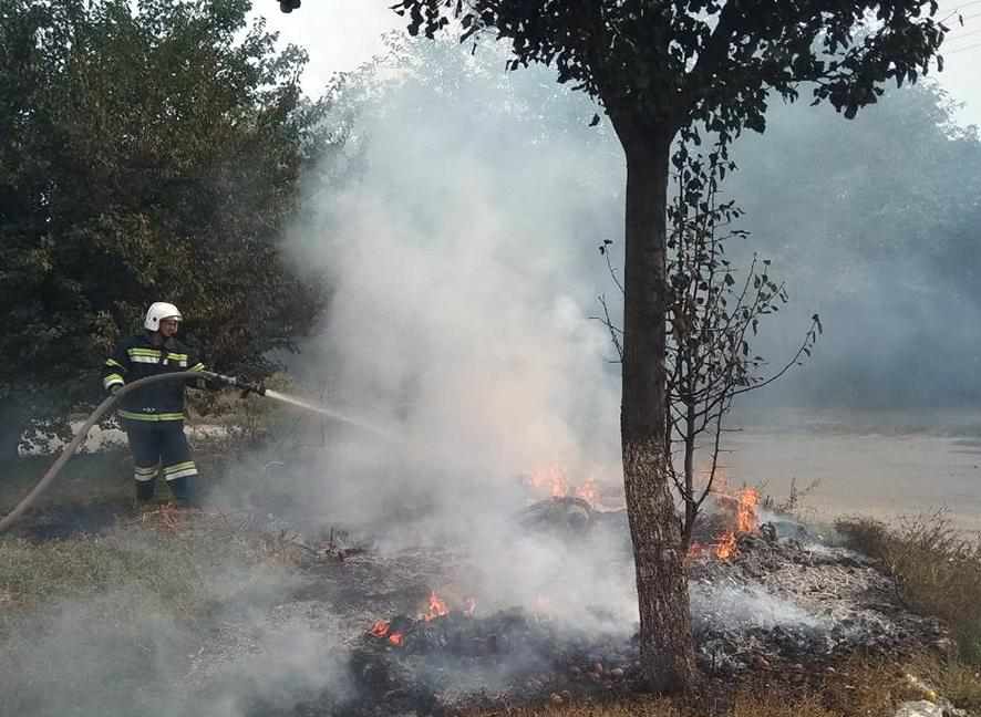 У Полтаві через пожежу полум’я пошкодило напірний колектор каналізаційної мережі