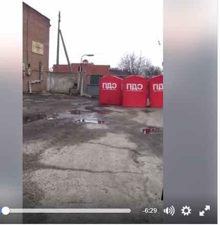 У Полтаві біля підприємства «МШЕД» встановили наметове містечко