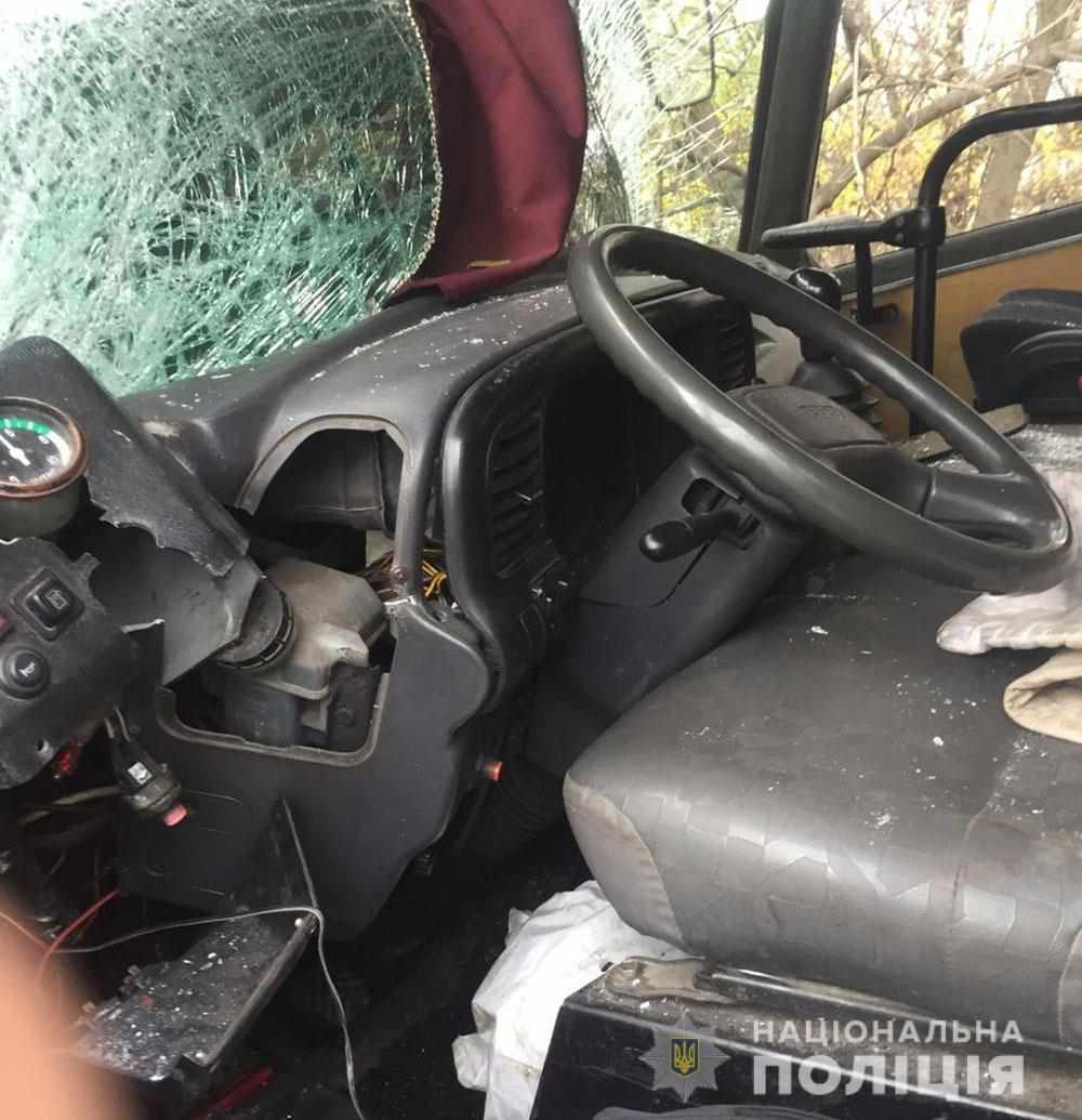 У Полтавській області автобус в’їхав у вантажівку: п’ятеро постраждалих. ФОТО