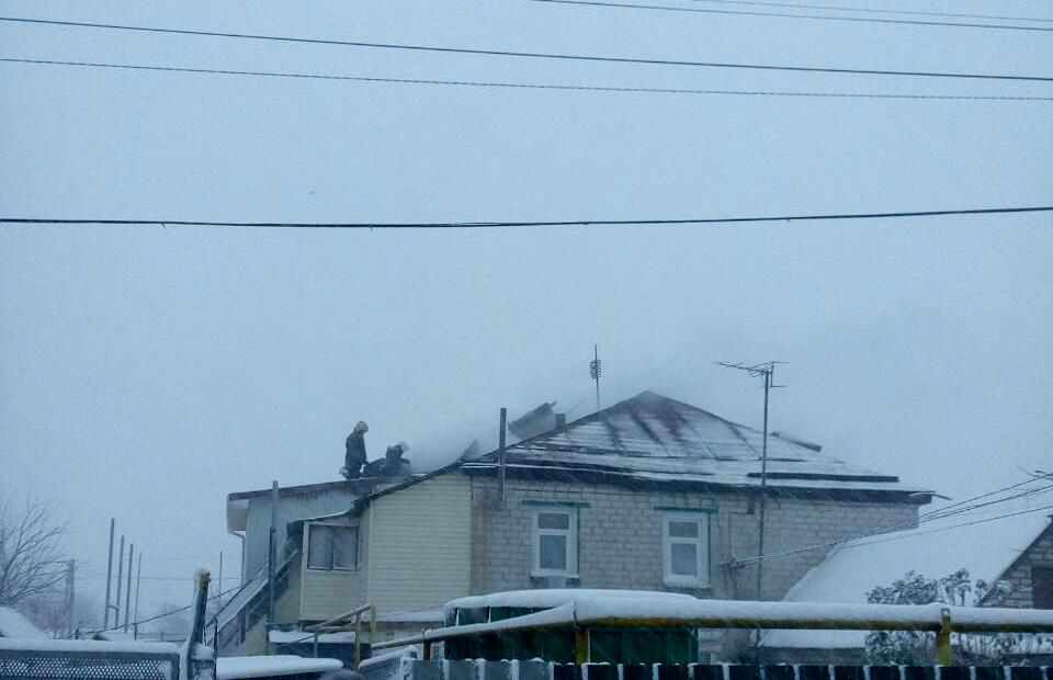 На Полтавщині горів двоповерховий будинок. ФОТО