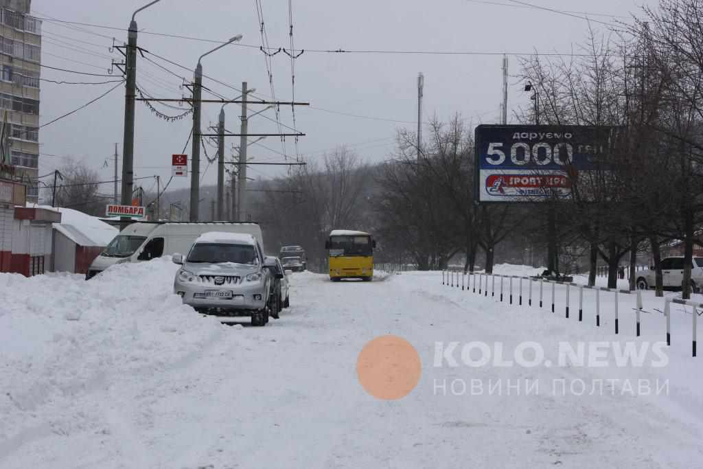 Днями на Полтавщині може випасти до 15 см снігу
