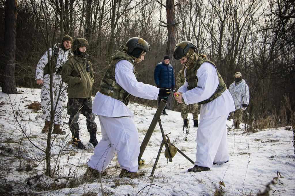 На Полтавщині відбувся зимовий військовий вишкіл «Жіночий батальйон». ФОТО