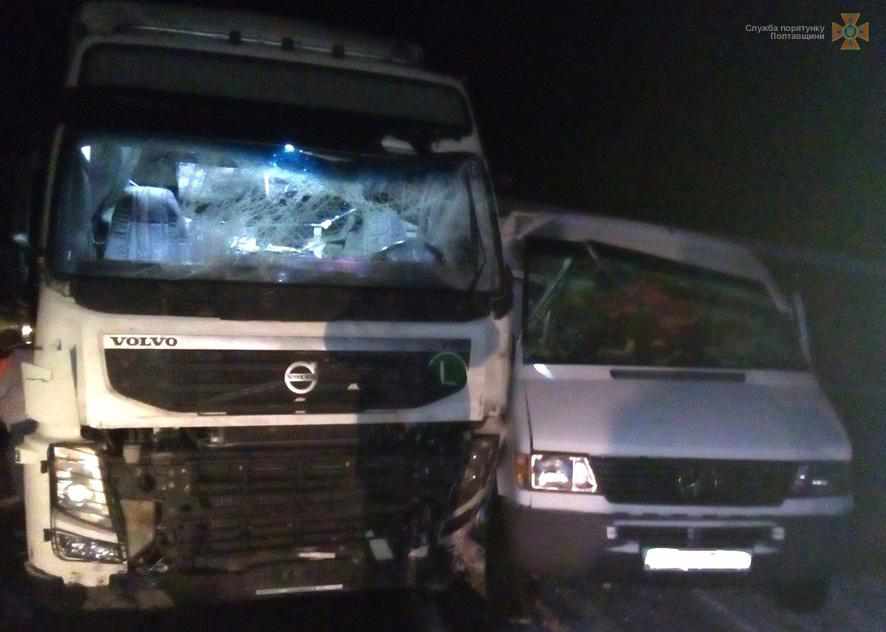 У ДТП на Полтавщині постраждали водій та пасажирка 