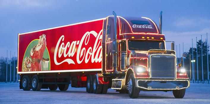Свято наближається: до Полтави завітає новорічна вантажівка Coca-Cola 