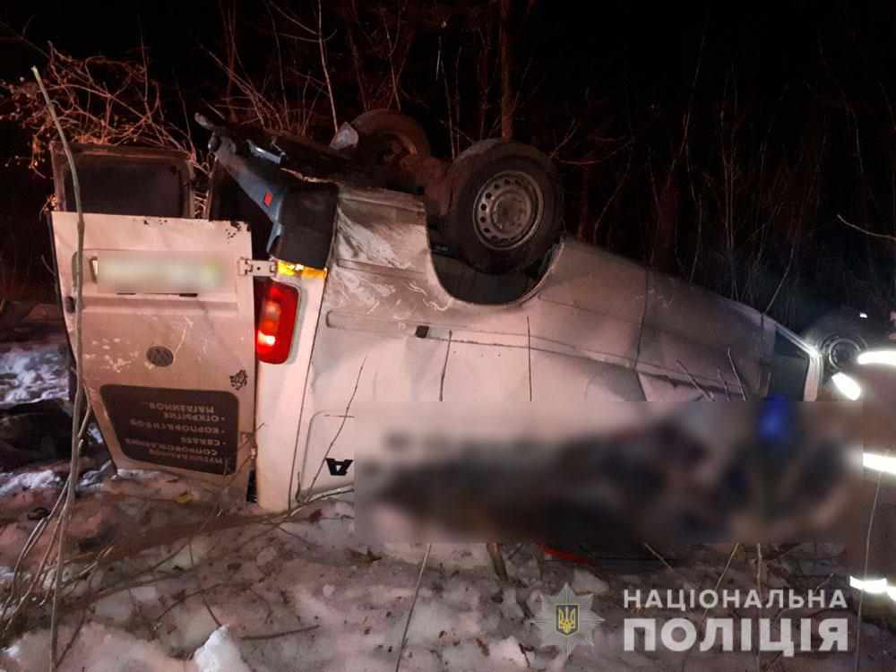 На Полтавщині мікроавтобус злетів з траси: є загиблі. ОНОВЛЕНО