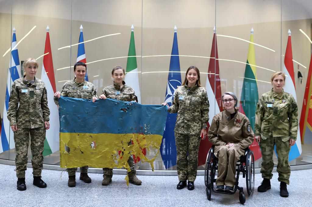 Ветеранки АТО відвідали штаб-квартиру НАТО в Брюсселі