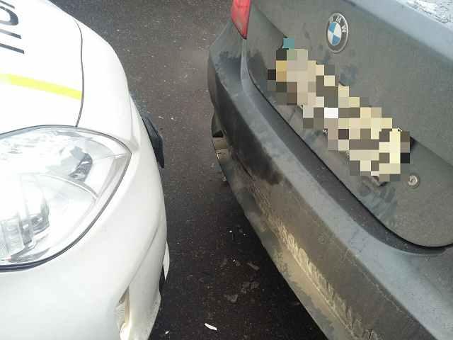 У Кременчуці зіткнулись BMW і поліцейський автомобіль