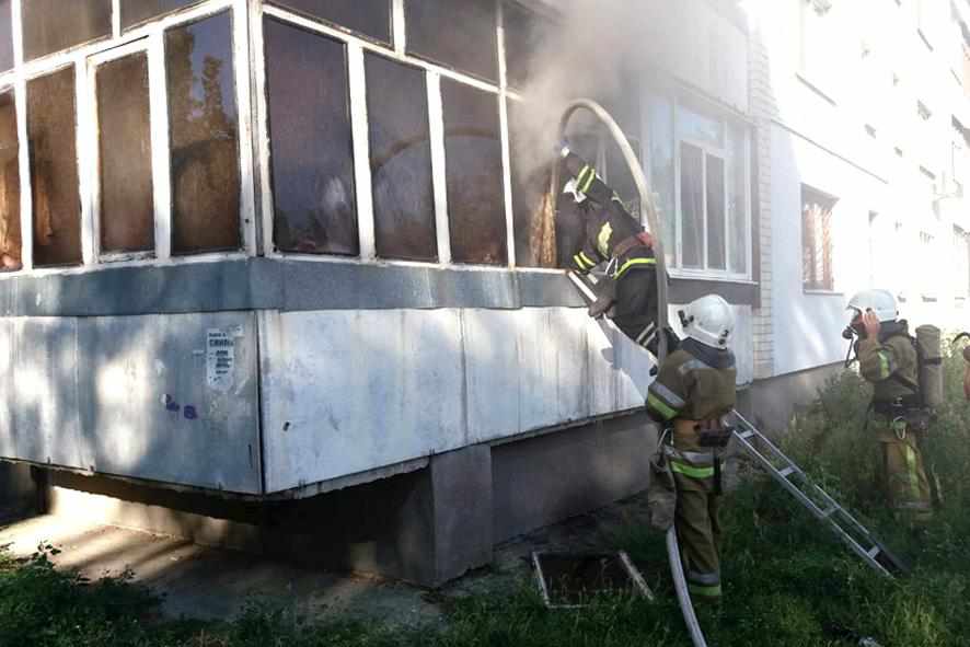 Пожежа в Полтаві: евакуювали дітей та дорослих