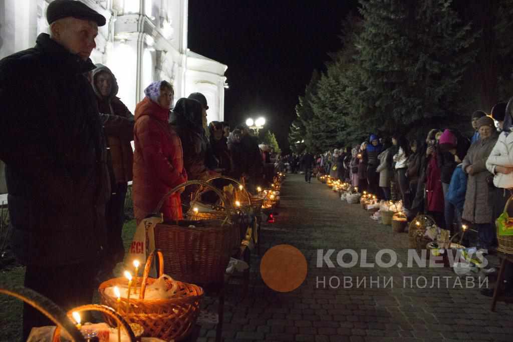 Графік освячення великодніх кошиків у найбільших полтавських церквах та храмах