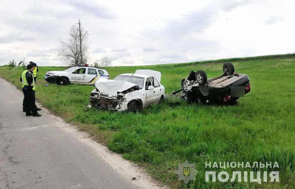 У ДТП на Полтавщині постраждали два водія