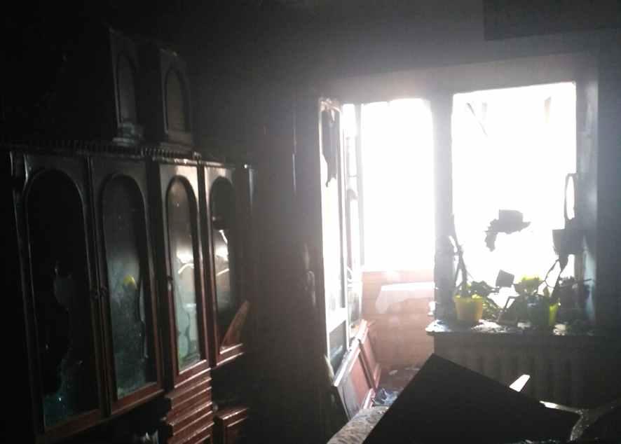 У Полтаві горіла квартира в багатоповерхівці
