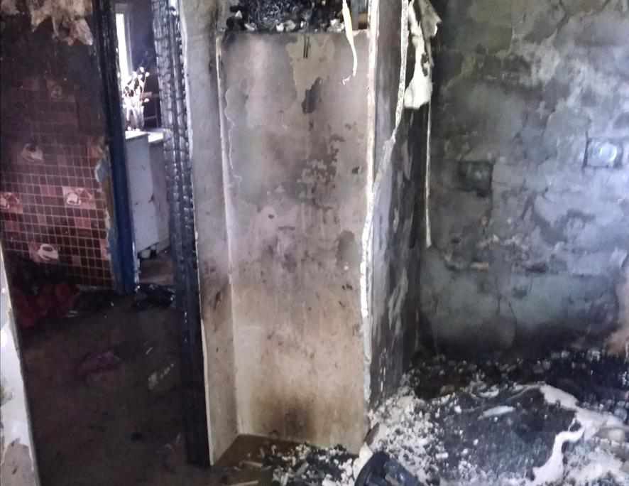 На Полтавщині в пожежі дві людини отримали опіки