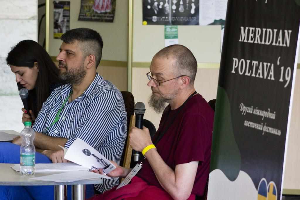 «Нагода зустрітися з місцевими письменниками існує поза рамками фестивалю»: єдиний полтавець Сергій Осока на Meridian Poltava. ФОТО