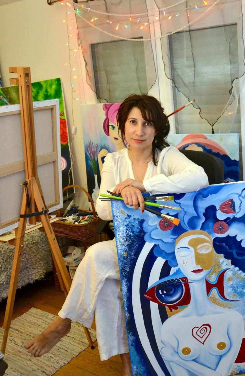 Наші за кордоном: художницю з Полтави відзначили серед 40 митців у Парижі. ФОТО