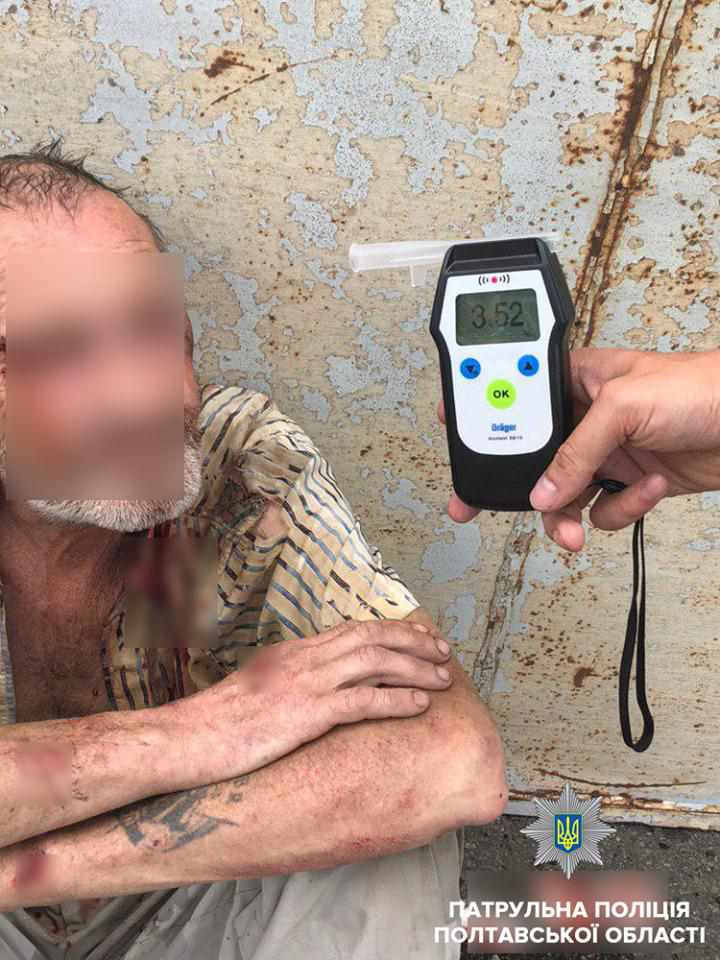 У Полтаві водій з рекордною кількістю алкоголю в крові спричинив ДТП