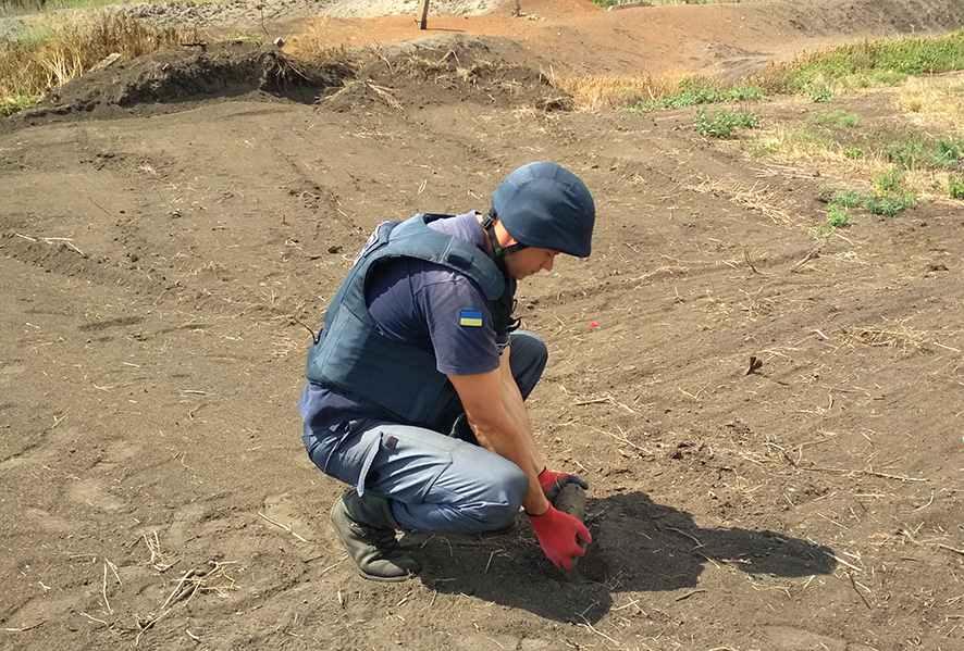 На Полтавщині знищили артснаряди. ВІДЕО