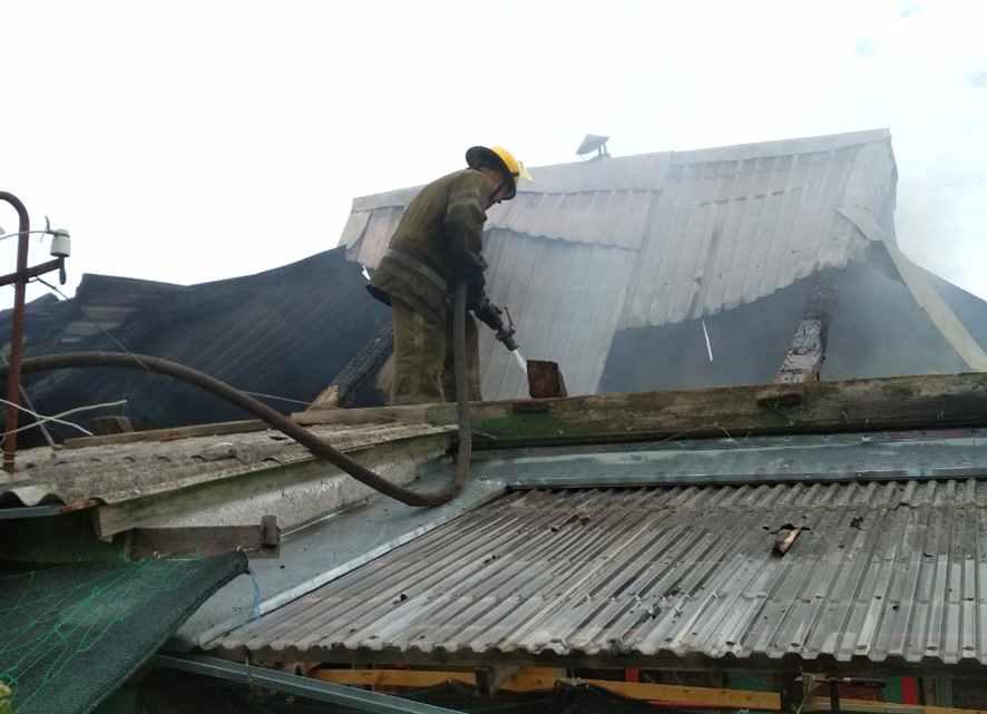На Полтавщині горів житловий будинок