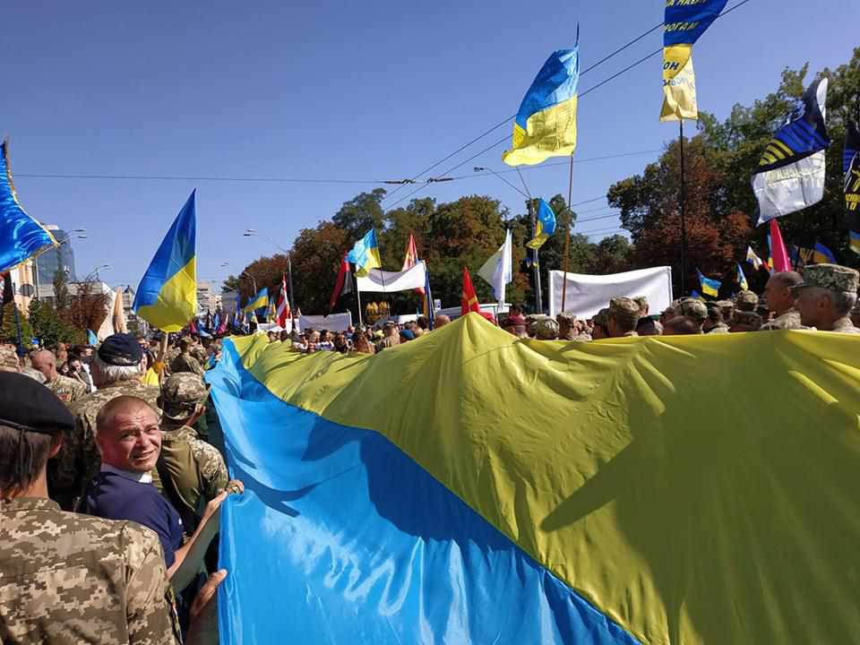 Полтавські атовці й волонтери взяли участь у Марші захисників України до Дня Незалежності в Києві. ФОТО
