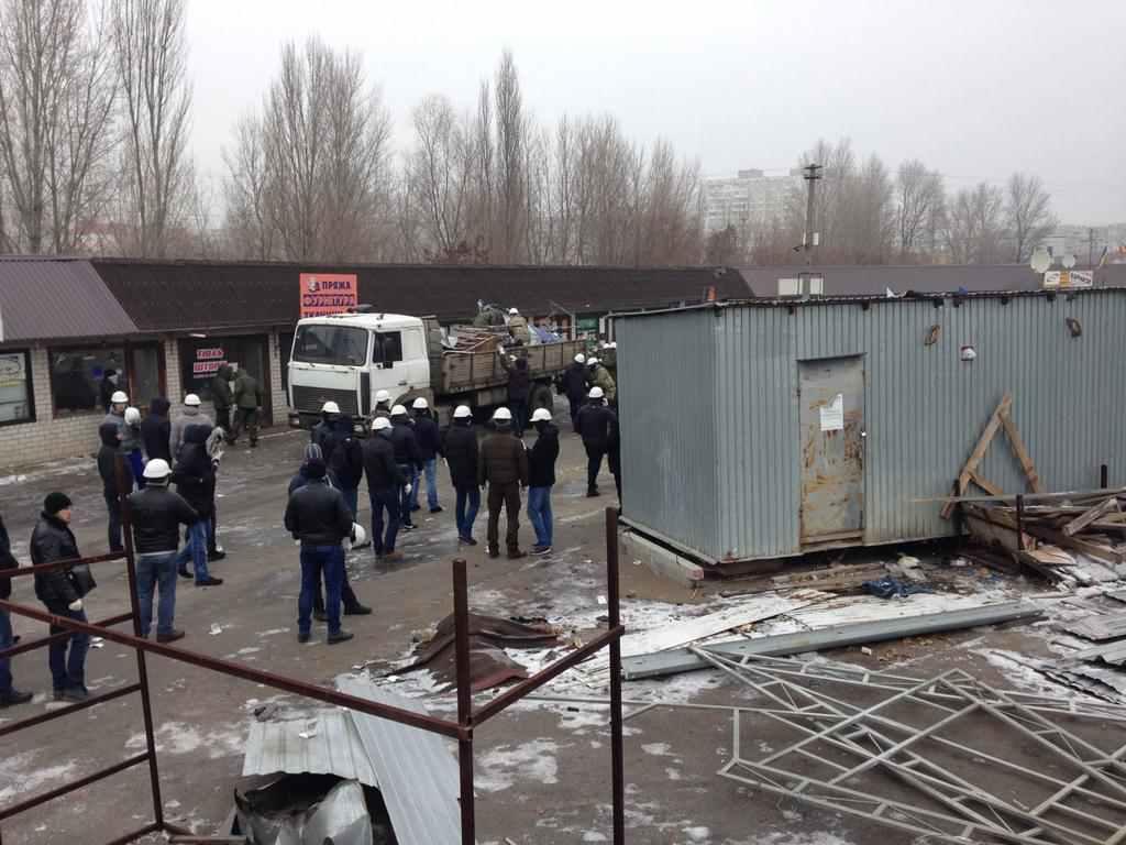 Кременчуцькі «тітушки» громили ринок у Києві