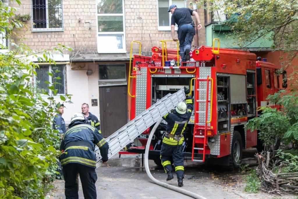 У Полтаві горів балкон багатоповерхівки