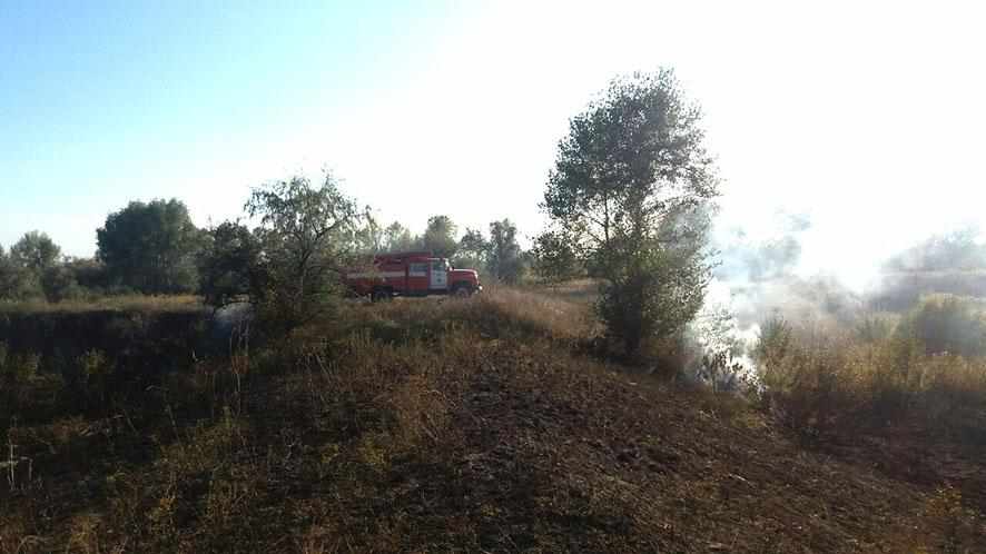 На Полтавщині в пожежі на відкритій території загинув чоловік