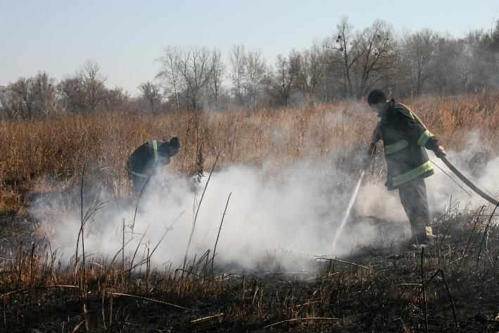 На Полтавщині горить торф