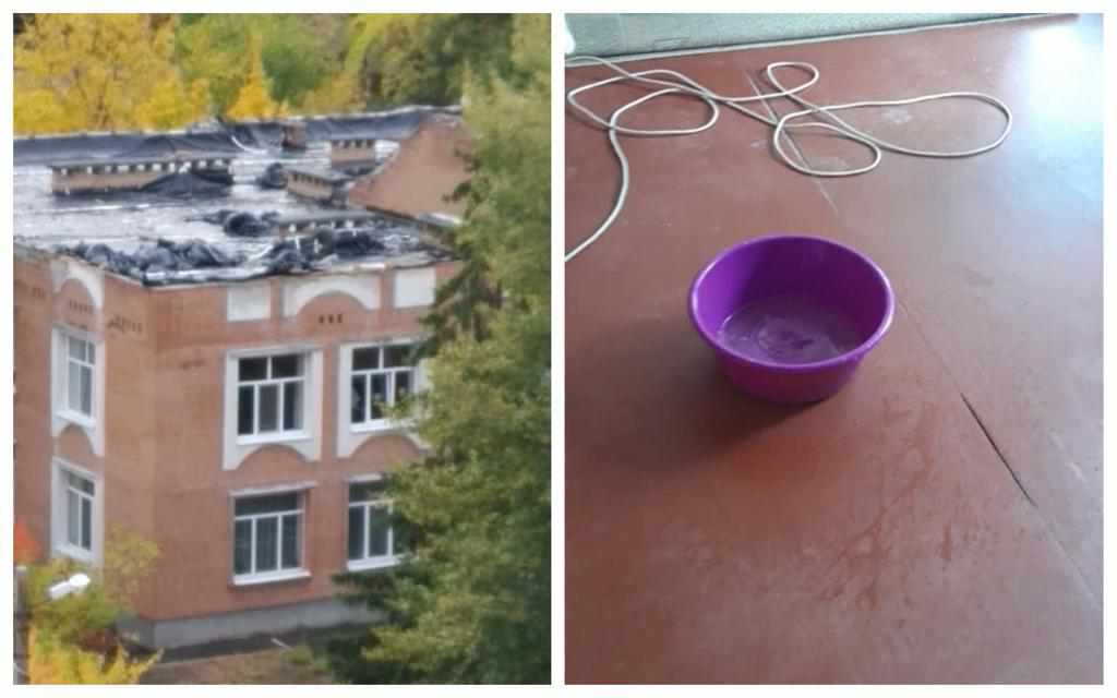 У Полтаві під час ремонту покрівлі затопило дитячий садочок. ФОТО