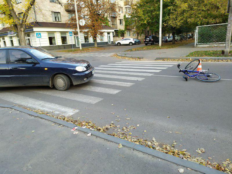 У Полтаві та Миргороді збили велосипедистів. ФОТО