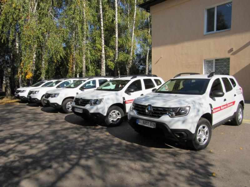 Амбулаторії Шишаччини отримали 4 сучасні автомобілі 
