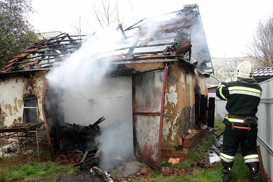 На Полтавщині в людей зайнялося підсобне приміщення