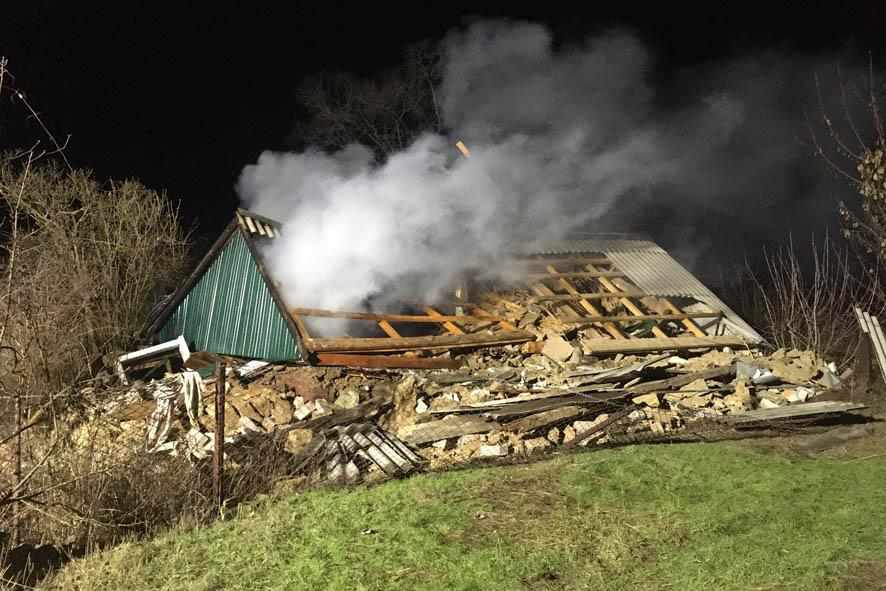 На Полтавщині вибух зруйнував будинок, одна людина загинула. ФОТО