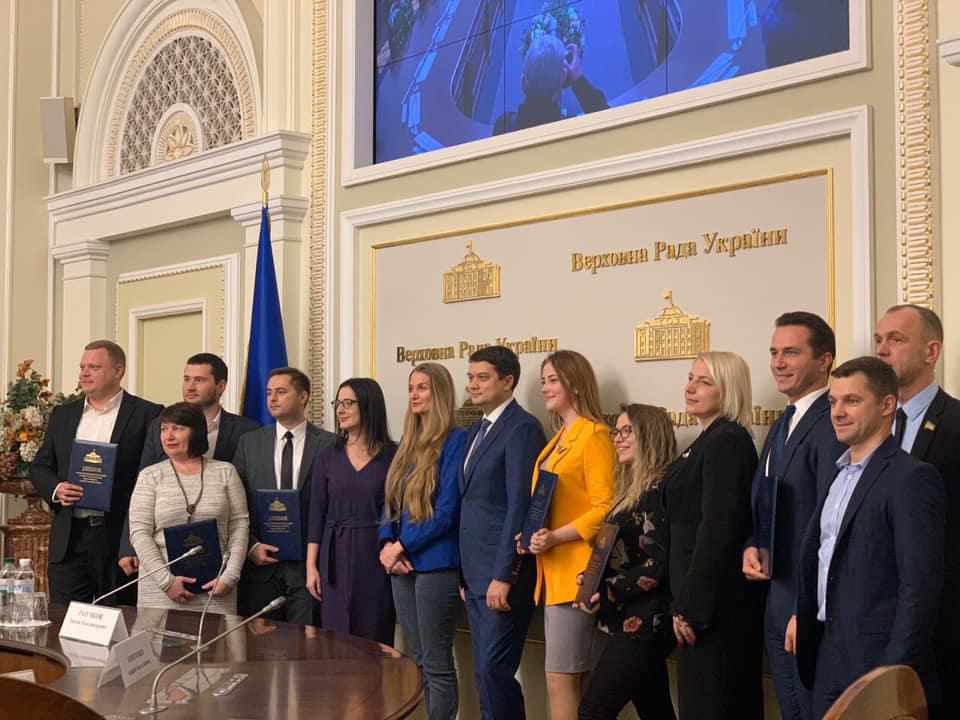 Депутата Полтавської міської ради нагородили премією Верховної Ради
