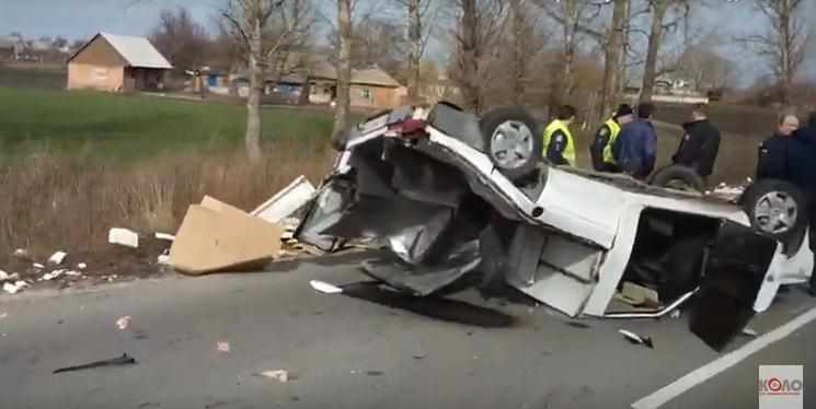 На Полтавщині у Новосанжарському районі сталася ДТП. ВІДЕО