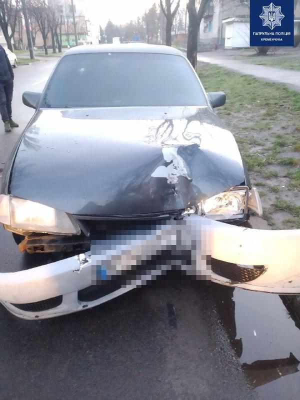 У Кременчуці нетверезий водій скоїв ДТП та намагався втекти