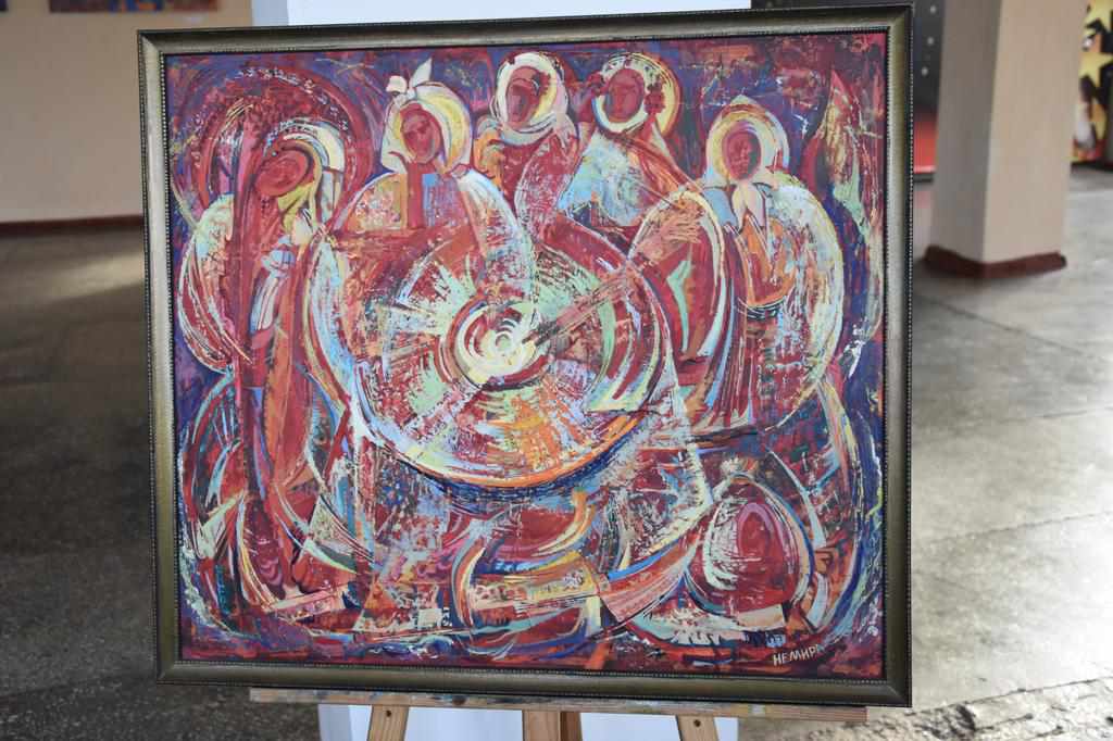 На Полтавщині пройшла виставка львівського художника. ФОТО