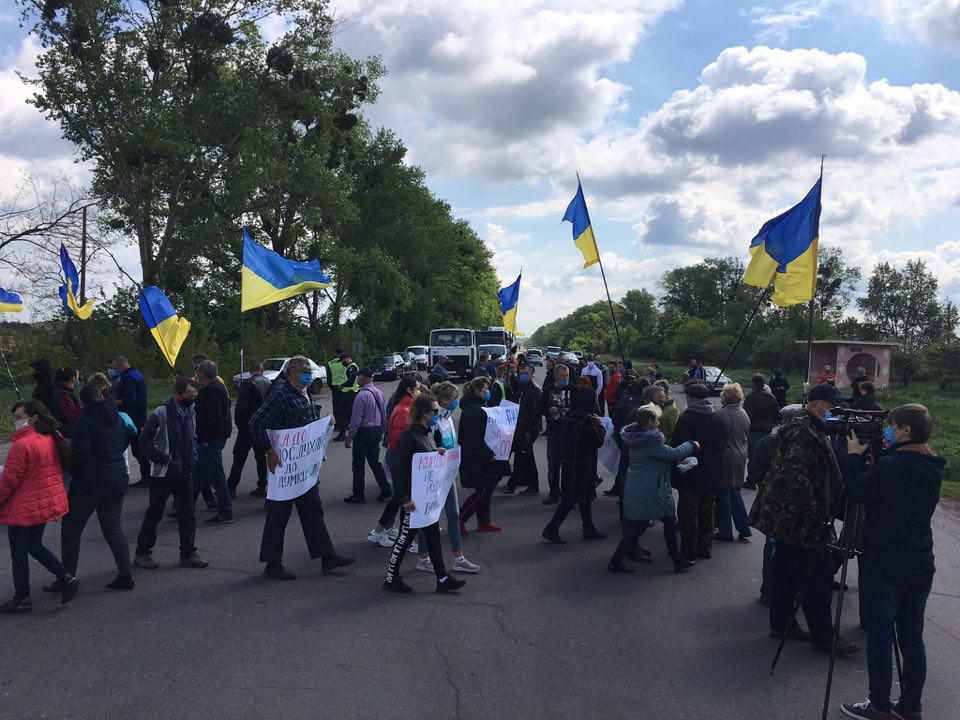 Мітинг проти перспективного плану на Полтавщині: обласна влада пообіцяла врахувати думку жителів Кирило-Ганнівки