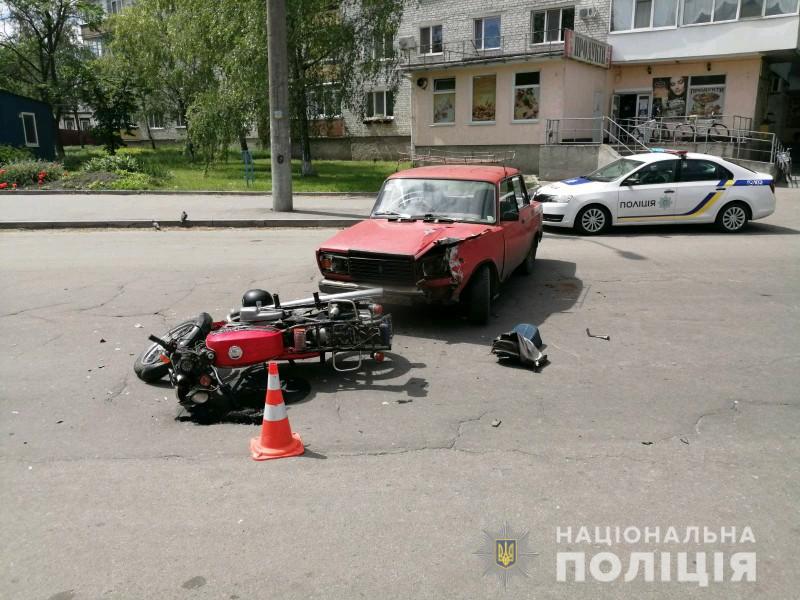 ДТП на Полтавщині: постраждав мотоцикліст