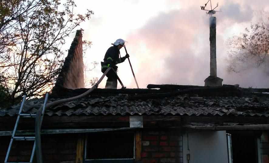 На Полтавщині в двох районах горіли будинки