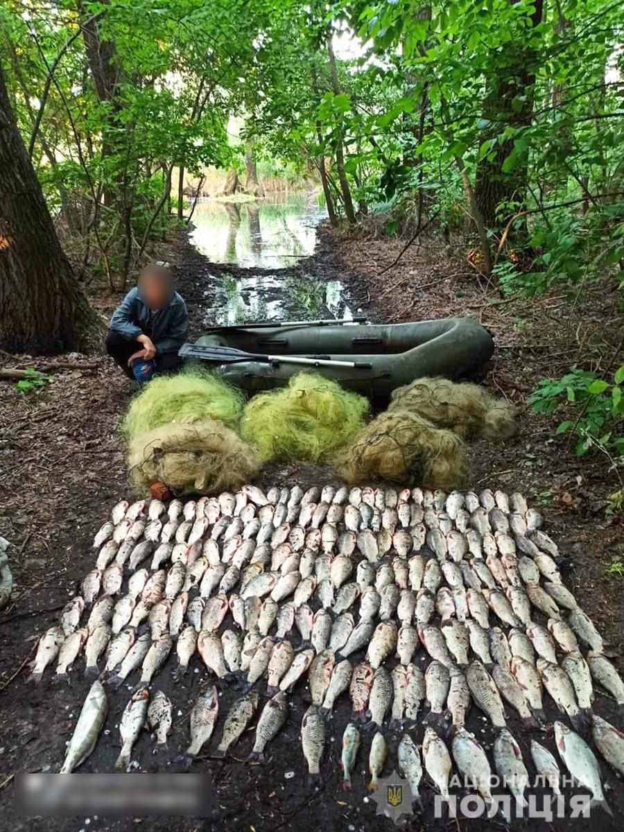 На Полтавщині зловили браконьєра з уловом на 6 тисяч гривень