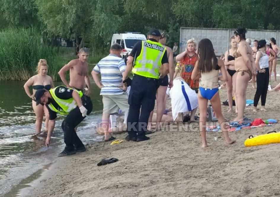 У Кременчуці під час відпочинку з родиною потонув чоловік