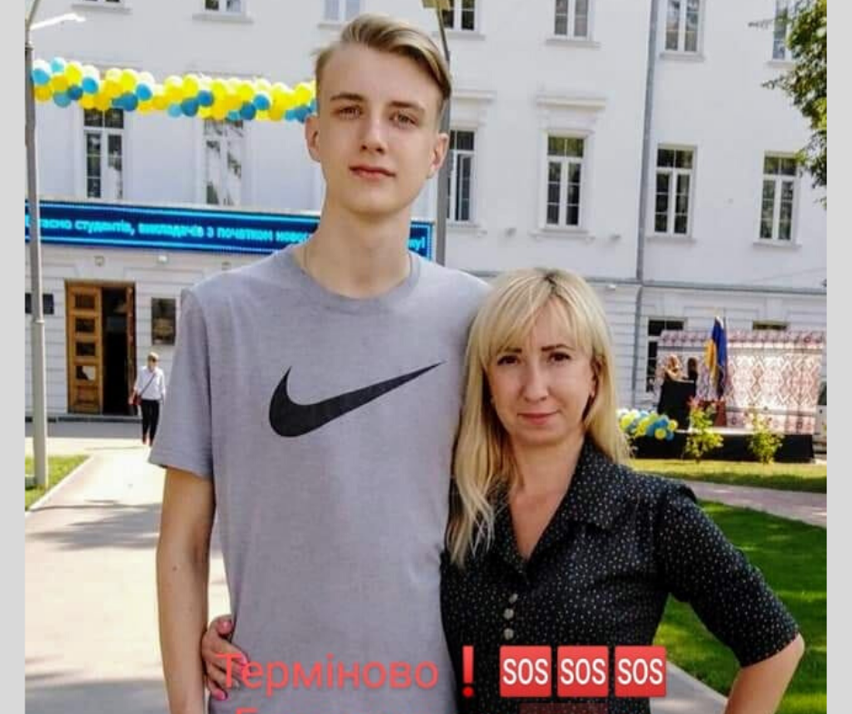 Полтавський студент Максим Івченко у критичному стані і потребує термінової допомоги